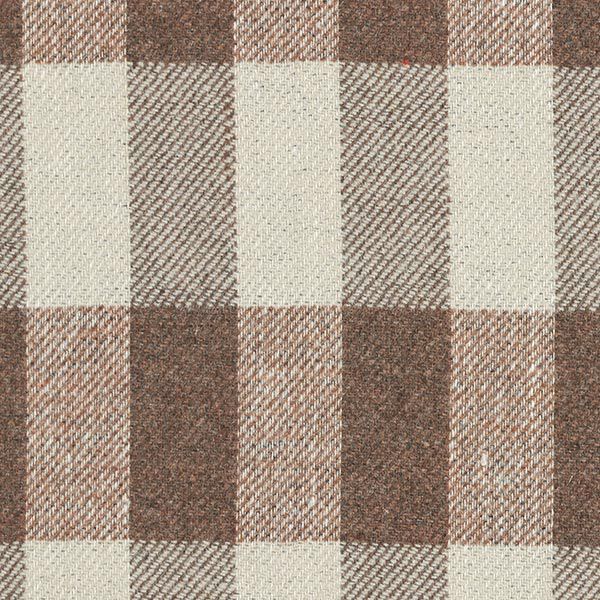 Mantelstof rechthoekige ruit – bruin/beige, image number 1