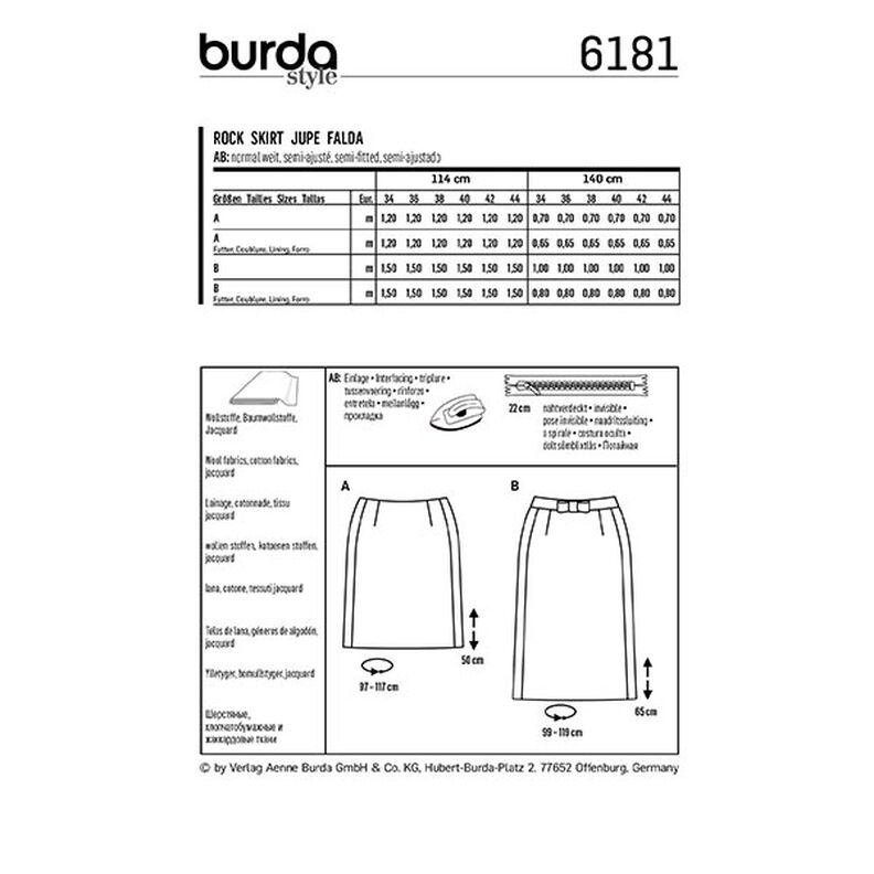 Rok, Burda 6181 | 34-44,  image number 9