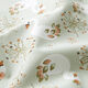 Katoenpopeline Zwaan en bloem – pastelgroen,  thumbnail number 2