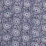 Katoenen stof Cretonne bloemige mandala – wit/nachtblauw,  thumbnail number 1