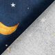 Decostof Glow-in-the-dark nachtelijke hemel – goud/marineblauw,  thumbnail number 4
