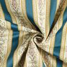Meubelstof jacquard Biedermeier strepen – creme/blauw,  thumbnail number 4