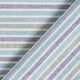 Decostof Half panama veelkleurige strepen gerecycled – licht turkoois,  thumbnail number 4
