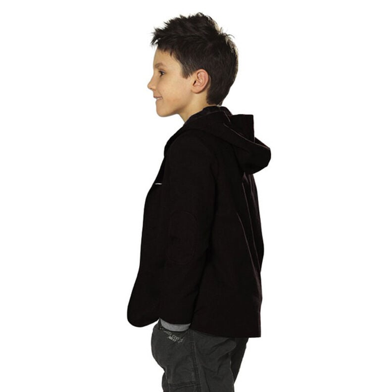 Lichte French Terry effen – zwart,  image number 10