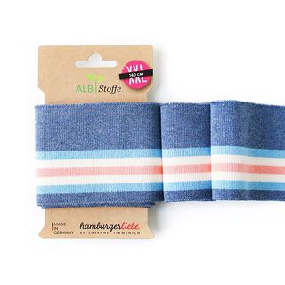 GOTS Biologische boordstof CUFF ME COLLEGE [140 cm | 7,5 cm] | Albstoffe | Hamburger Liebe, 