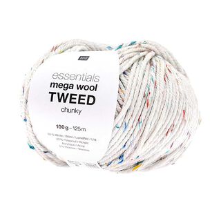 Essentials Mega Wool Tweed Chunky| Rico Design – creme, 