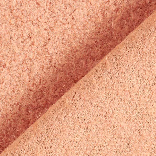 Mantelboucle effen – koraal, image number 4