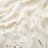 Decostof Half panama Gedroogde bloemen – lichtbeige,  thumbnail number 2