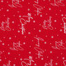 Decostof Canvas Kerstgroet – rood/wit,  thumbnail number 1