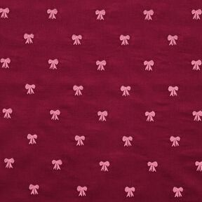 Babyrib geborduurde strikken | Poppy Fabrics – karmijnrood, 