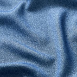 Keperstof glanzend – jeansblauw | Stofrestant 100cm, 