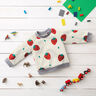 Sweatshirt geruwd Aardbeien | by Poppy – ecru/vuurrood,  thumbnail number 5
