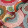 Decostof Gobelin Kleurrijke cirkels – lichtbeige/karmijnrood,  thumbnail number 4