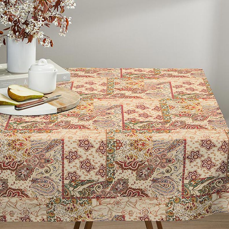 Decostof Half panama Retro Paisley – beige,  image number 7