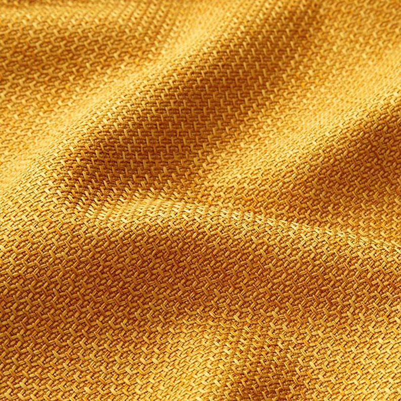 Bekledingsstof Honingraatstructuur – currygeel,  image number 2