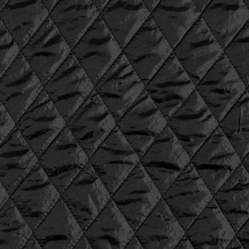 Gewatteerde voering Rhombus – zwart,  image number 1