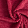 Pluizig gebreide mantelstof effen – donkerrood,  thumbnail number 1