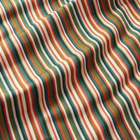 Outdoor Ligstoel stof Lengtestrepen 44 cm – donkergroen/oranje, 