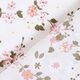 Zijde-viscose-satijn verspreide bloemen – wit,  thumbnail number 5