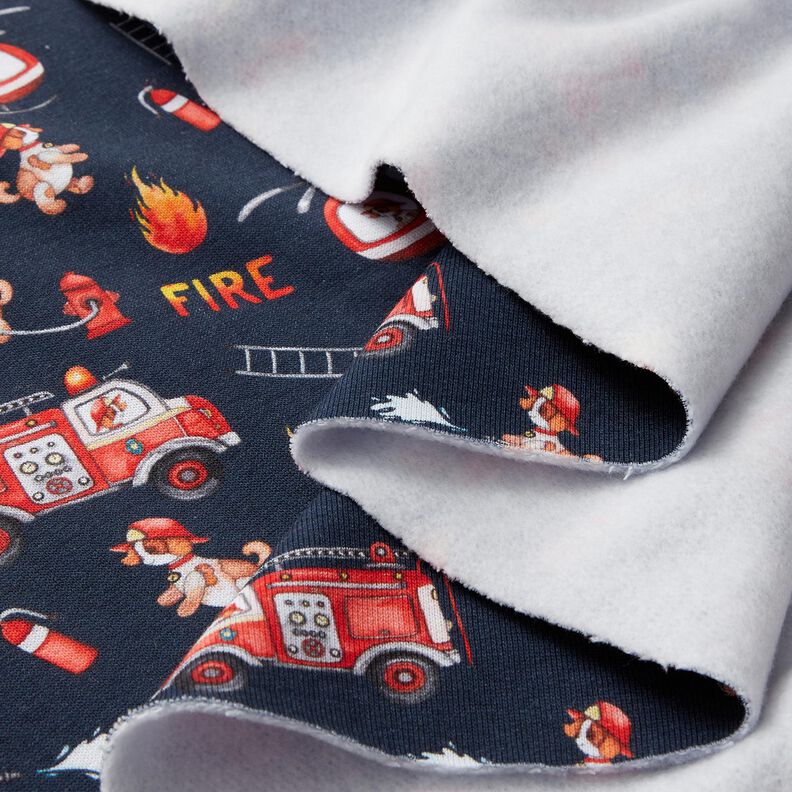 Sweatshirt geruwd Honden van de brandweer – nachtblauw,  image number 5