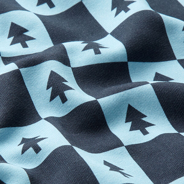 Softsweat dennenbomen – marineblauw/lichtblauw,  image number 2