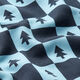 Softsweat dennenbomen – marineblauw/lichtblauw,  thumbnail number 2