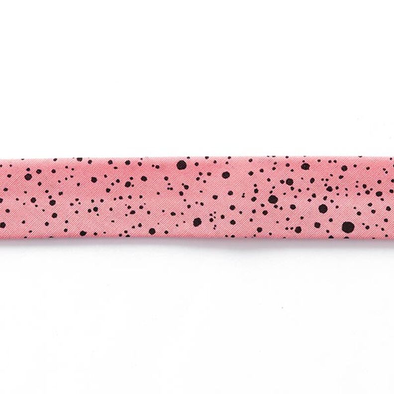Schuine band vlekken [ 20 mm ] – roze/zwart,  image number 2