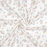 GOTS Mousseline/dubbel gehaakte stoffen Schattige bloemetjes  | Poppy Fabrics – ivoor/oranje,  thumbnail number 3