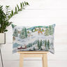Decostof Gobelin Winterlandschap – ivoor/licht turkoois,  thumbnail number 6