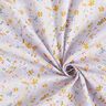 Katoenpopeline delicate bloemen – pastellila/currygeel,  thumbnail number 3