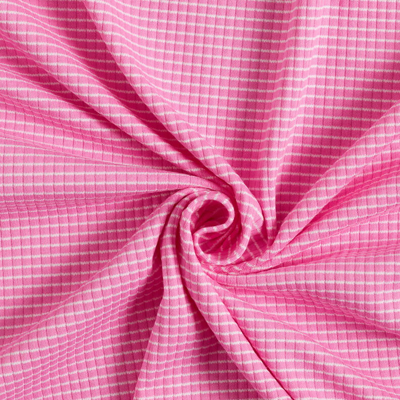 Ribjersey Ministrepen – roze/wit,  image number 4