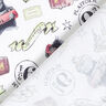 Cretonne Licentiestof "Harry Potter" reis met de Zweinstein Express | Warner Bros. – wit,  thumbnail number 4