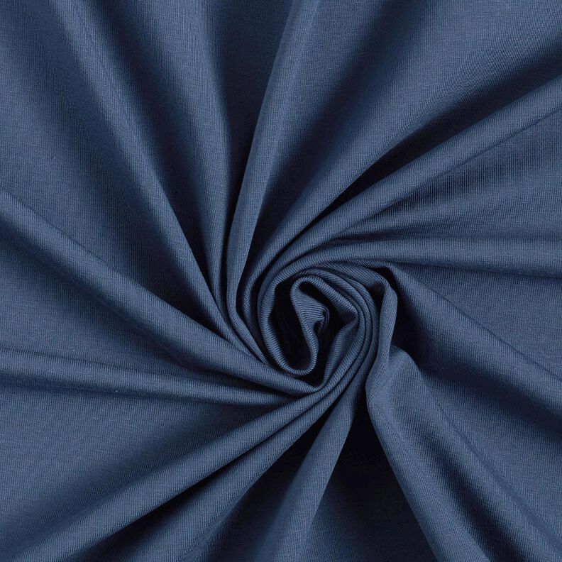Katoenjersey medium effen – oceaanblauw,  image number 1