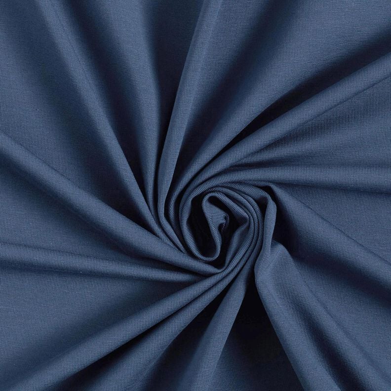 Katoenjersey medium effen – oceaanblauw, image number 1