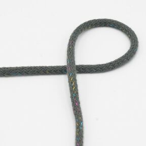 Katoenen koord Lurex [Ø 5 mm] – kaki, 