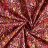 Katoenen stof Cretonne Wilde bloemen – merlot/purper,  thumbnail number 3