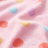 Gezellige fleece kleurrijke stippen – lichtroze,  thumbnail number 2