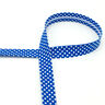 Biasband Stippen [18 mm] – koningsblauw,  thumbnail number 2
