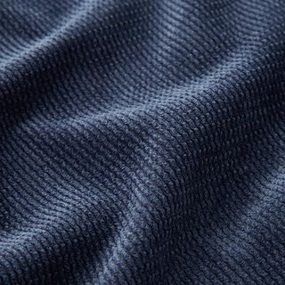 Bekledingsstof Corduroy-look golven – jeansblauw, 
