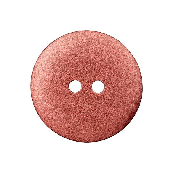 Polyester knoop Metallic 2-gats – rood, image number 1
