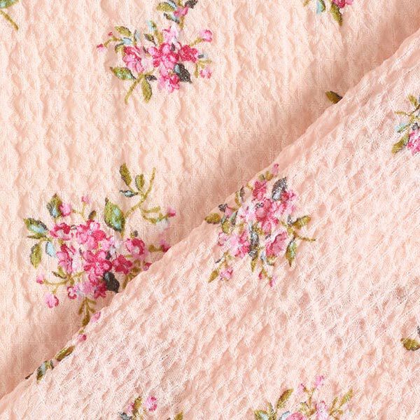 Crêpe chiffon kleine bloemenboeketten – roos, image number 4