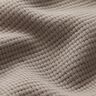 Mini Katoenen wafel jersey effen – taupe,  thumbnail number 3