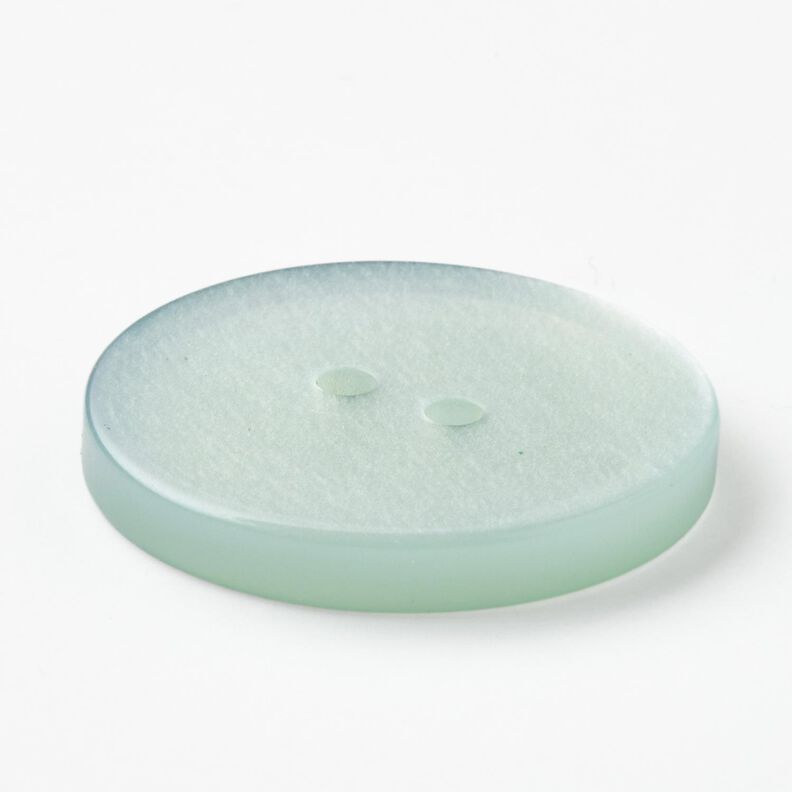 2-gats knoop glanzend [Ø 25 mm] – licht mint,  image number 3
