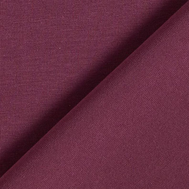 GOTS Katoenjersey | Tula – aubergine,  image number 3