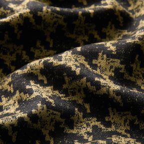 Viscosejersey – licht kaki/zwart, 