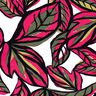 Viscosejersey Grote bladeren – intens roze/nachtblauw,  thumbnail number 1