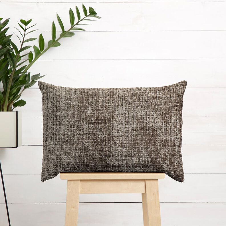 Bekledingsstof Chenille Effen – taupe,  image number 6