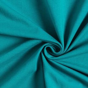 Katoenjersey Medium effen – petroleum, 