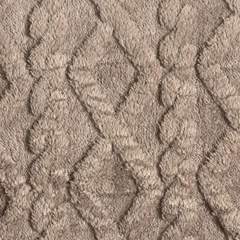 Nepbont ruiten – taupe, image number 1