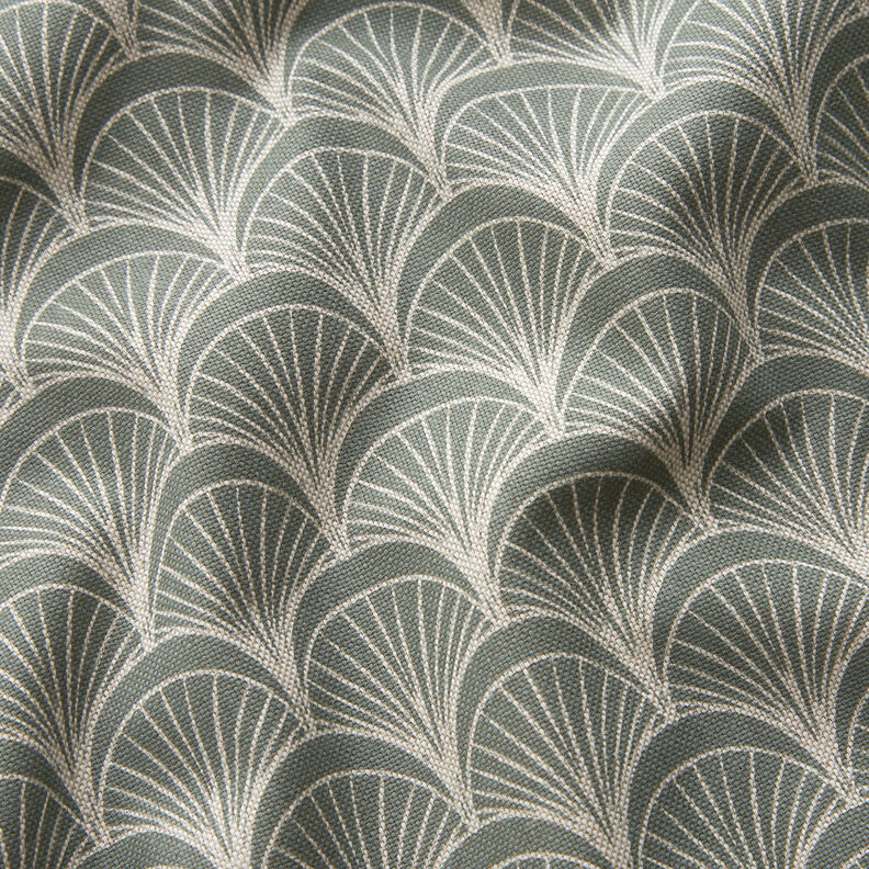 Decostof Half panama elegante boogventilatoren – natuur/riet, image number 2